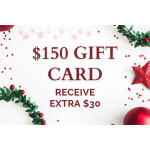 $150 Gift Card - Holiday Sale